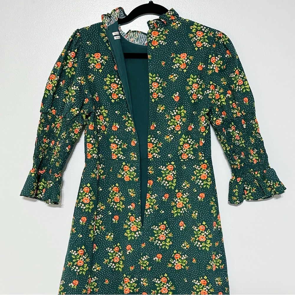 Laura Ashley x Urban Outfitters Maisy Mock Neck Mini Dress - Picture 11 of 11